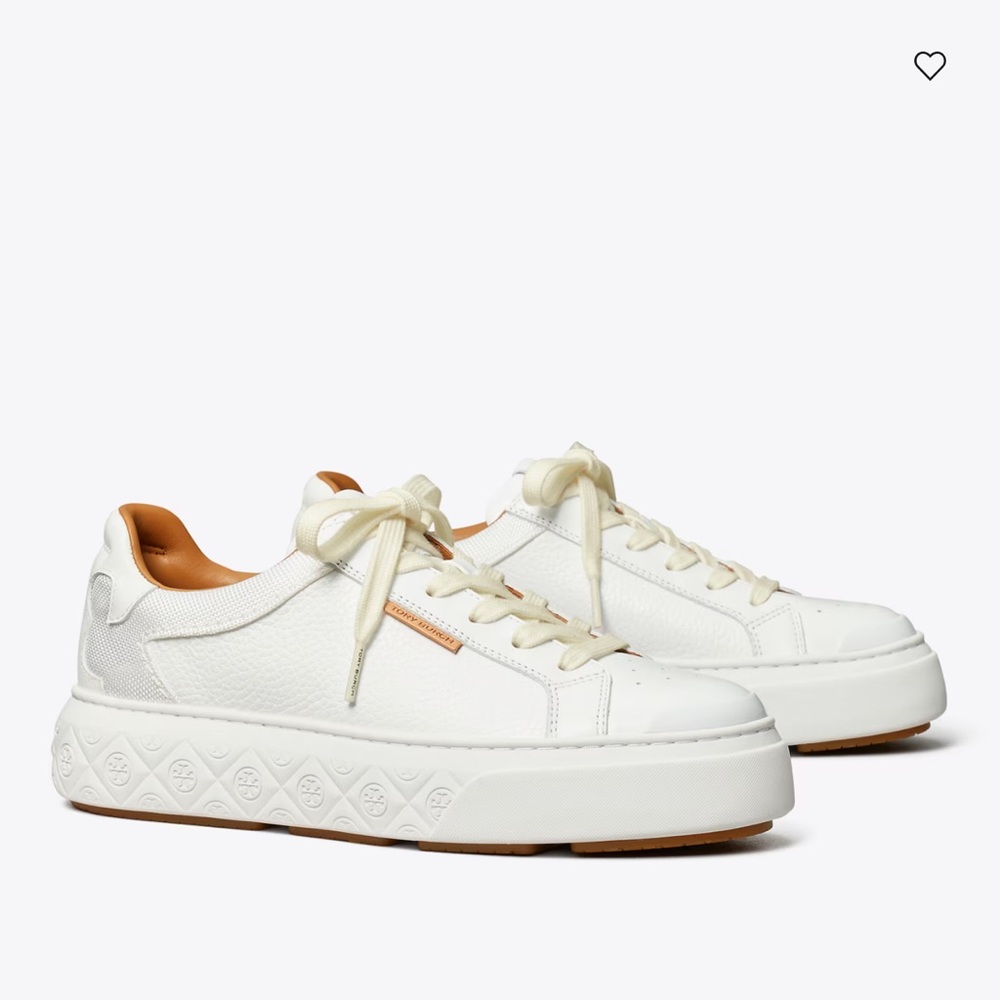 Tory Burch‎ Ladybug sneakers. SZ 7M white